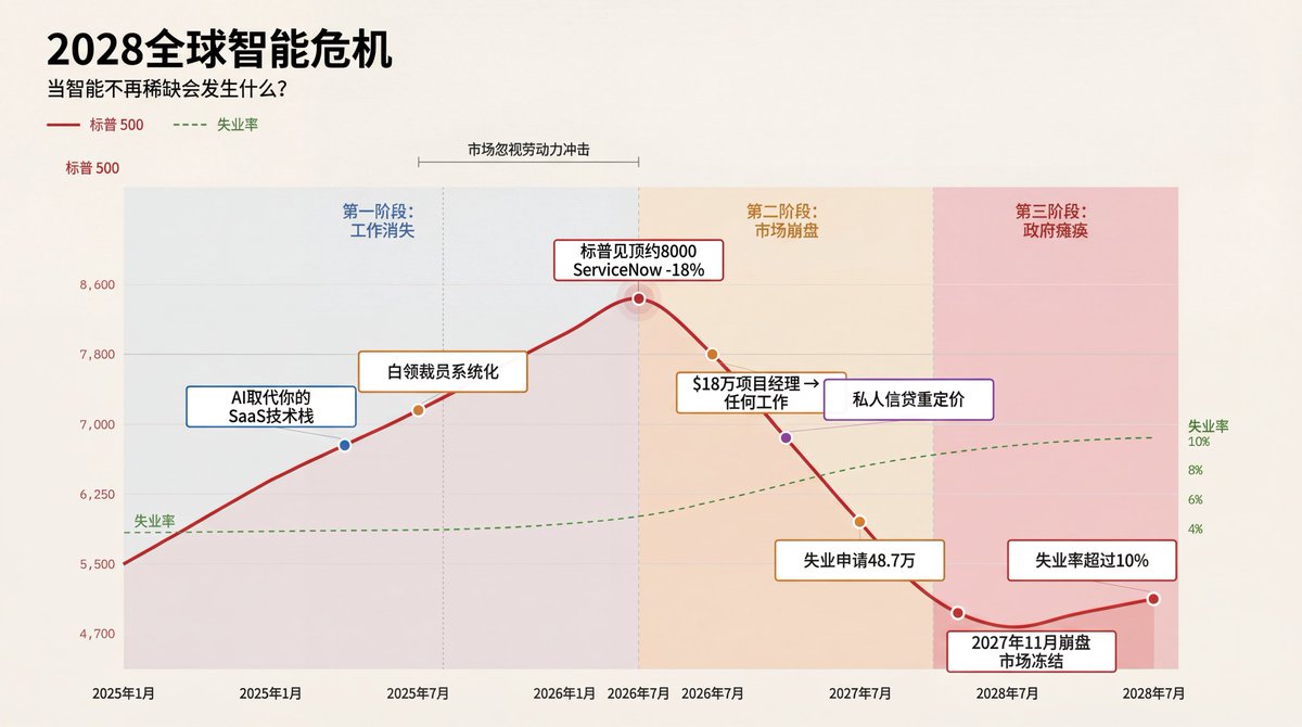 image from 2028年人类要玩完？这份“AI末日预言”把美股吓尿了，但先别急着去开Uber……