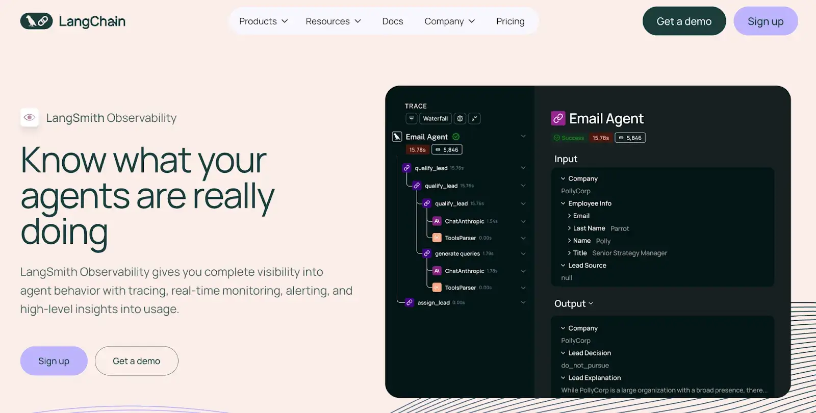 image from LangSmith Polly 深度评测：AI 智能体调试的“数字外科医生”